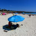 Parasol protection solaire plage Menorque