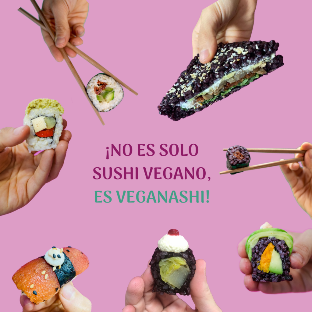 no es solo sushi vegano – imagen